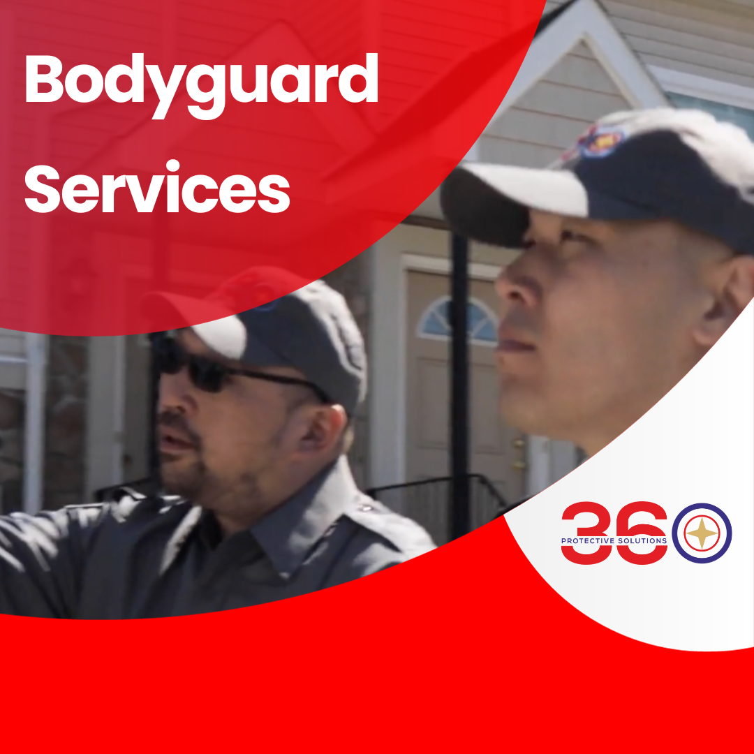 360 Protective Solutions Bodyguard Services - A security professional standing vigilant, ensuring safety and peace of mind."